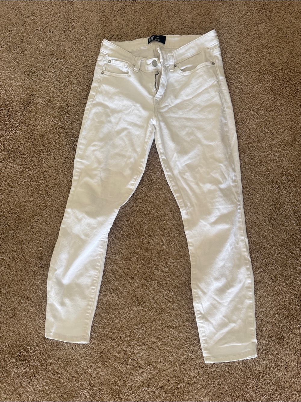 GAP White Legging Skimmer Jeans